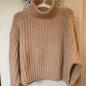 Women chunky knit sweater